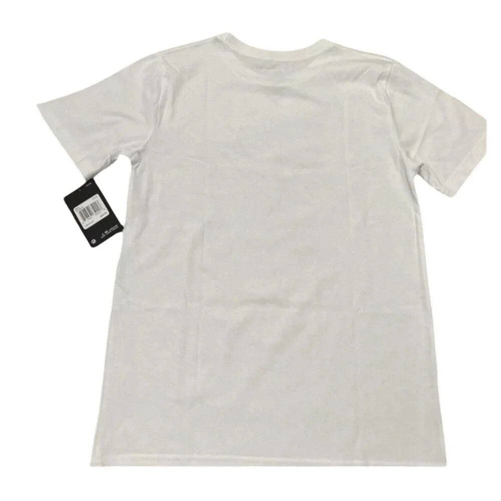 NIKE AIR JORDAN‎ Flight WHITE SHORT SLEEVE Graphic Tee Boy S 5-6 NWT